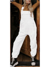 Women's fleece thermal overall with zip pockets