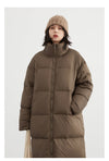 Thick casual coat Long down winter jacket