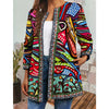 Jacket with floral pattern