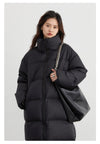 Thick casual coat Long down winter jacket