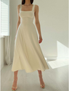 Women's - Midi dress with camisole - Lightweight and Stylish - Perfect for any Occasion