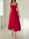 Women's - Midi dress with camisole - Lightweight and Stylish - Perfect for any Occasion