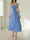 Women's - Midi dress with camisole - Lightweight and Stylish - Perfect for any Occasion