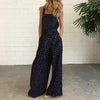 Juliane - Jumpsuit with floral pattern and high waist