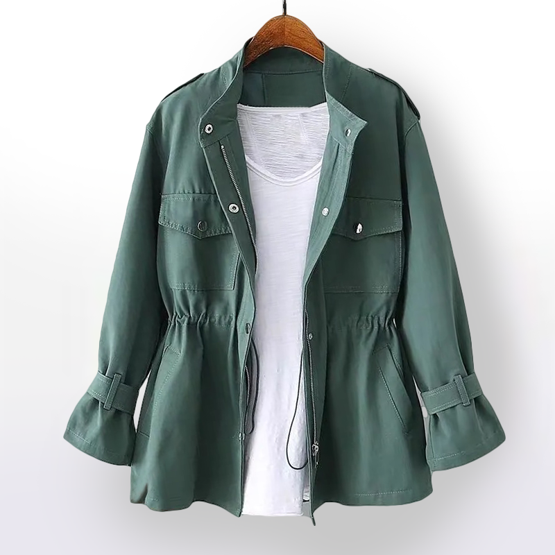 Fashionable windbreaker jacket for women