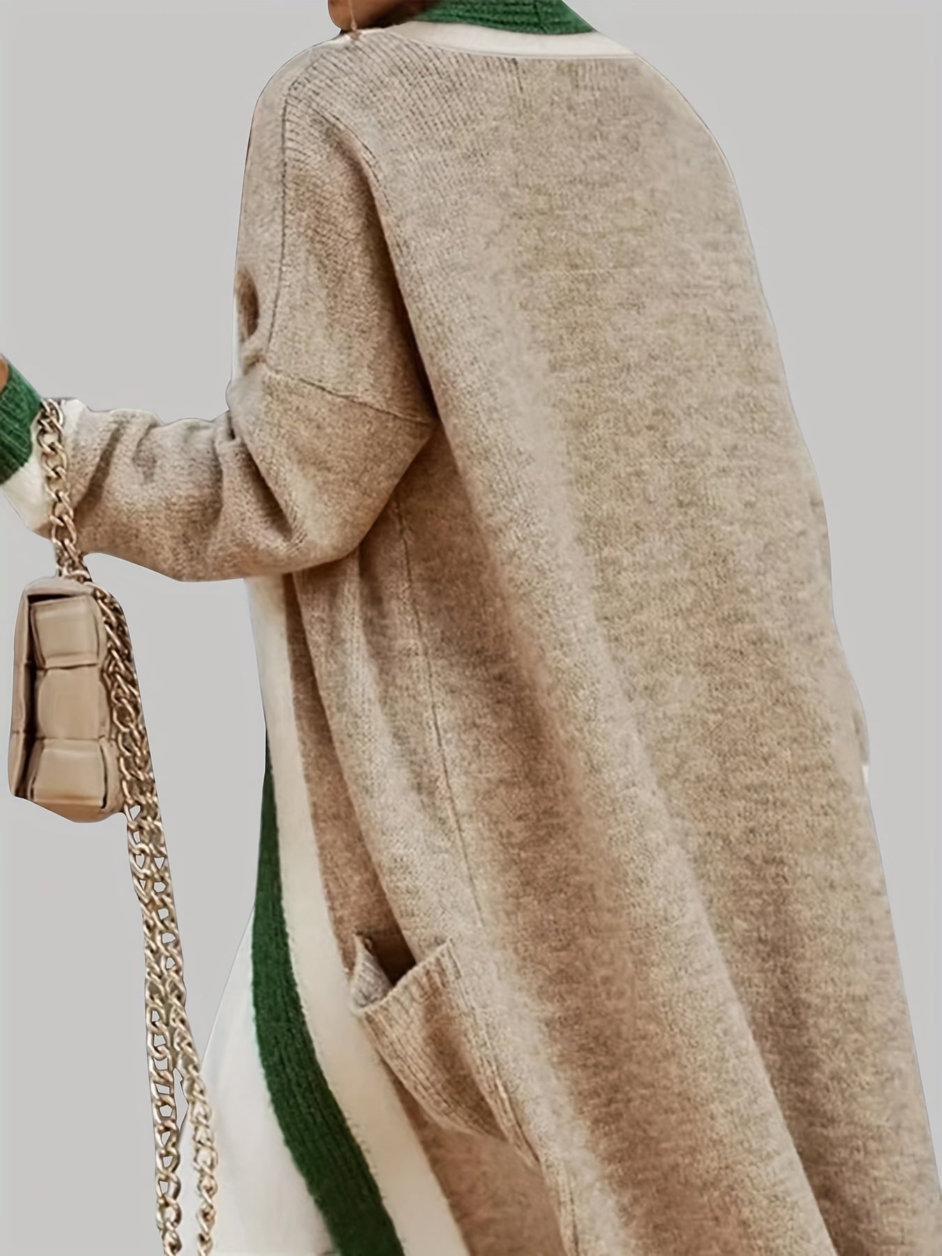 Women's - Long Cardigan - Vintage Style