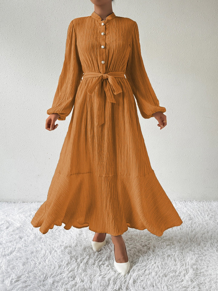 Women's - Elegant Long Sleeve Dress - Stylish Design - Perfect for Any Occasion - Women's Fashion