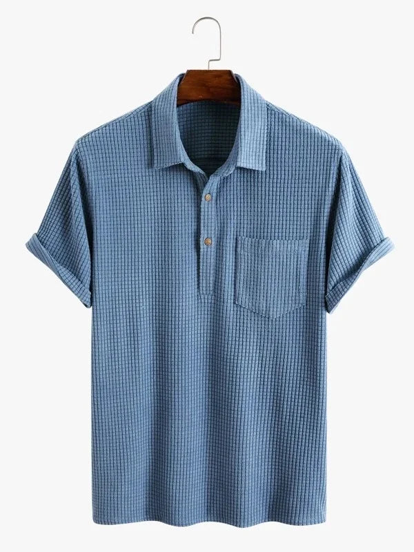 Men's cotton knit shirt