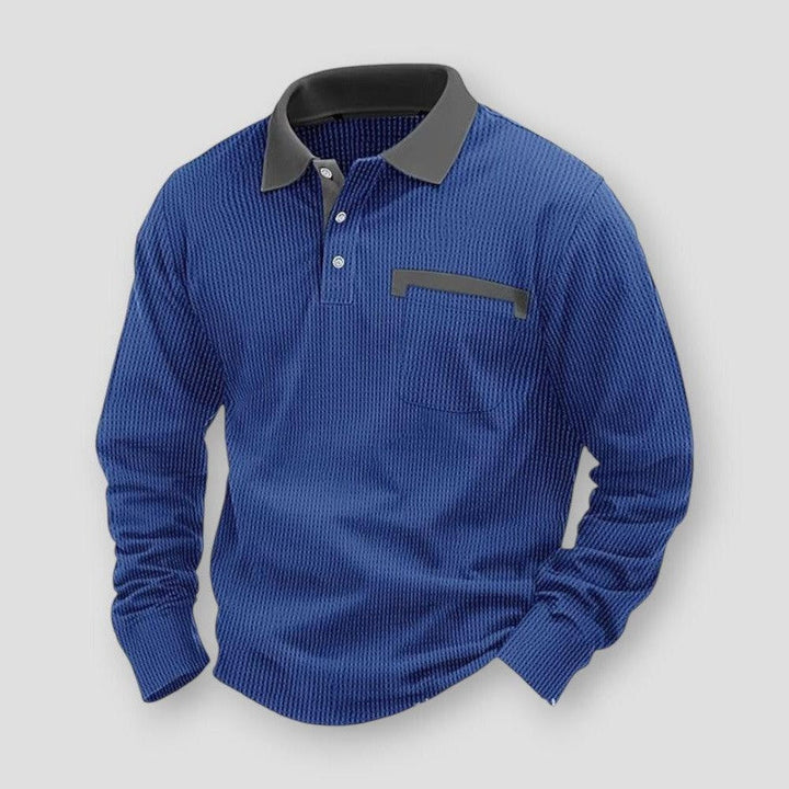 Men - Polo Shirt - Comfortable Cotton - Stylish Dover Design for Casual Wear