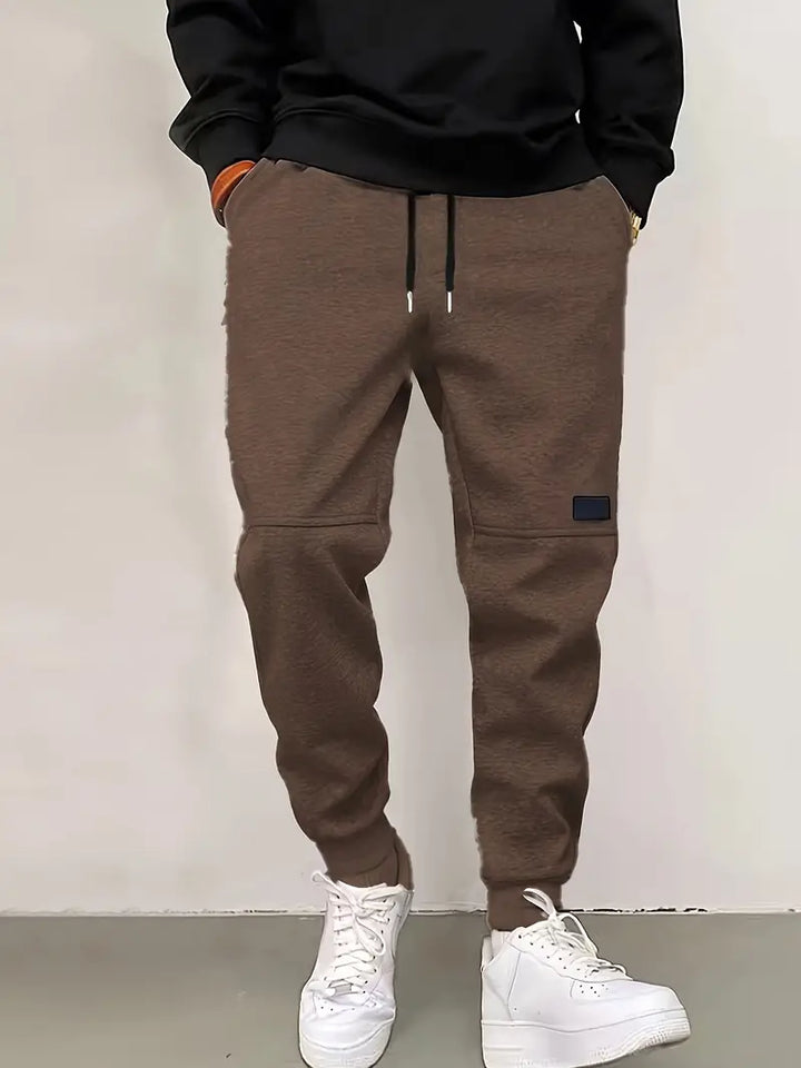 Casual Jogging Pants With Drawstring and Loose Fit