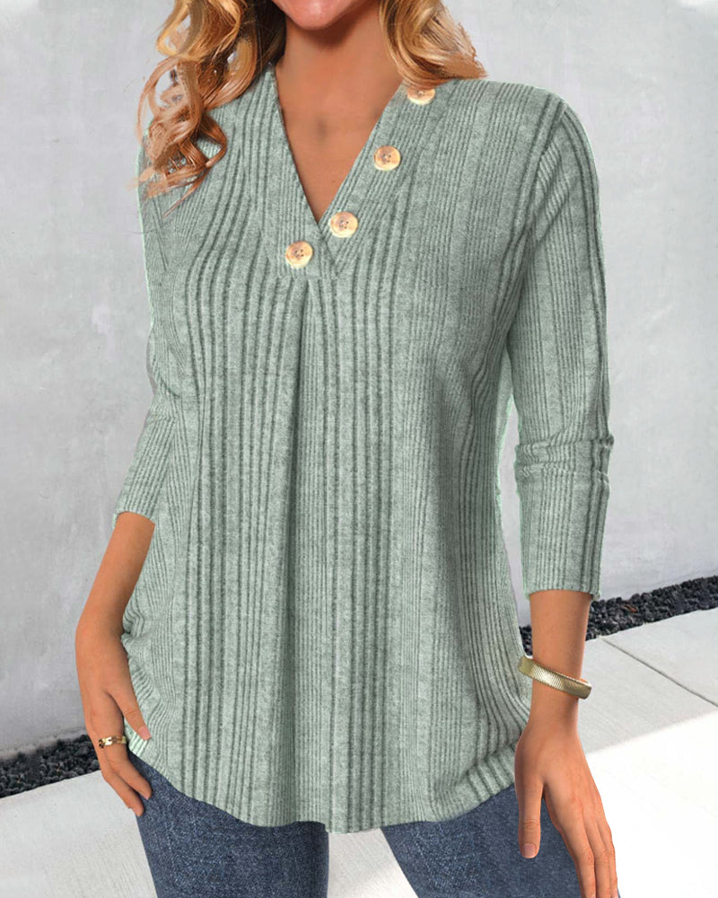 Plain green blouse