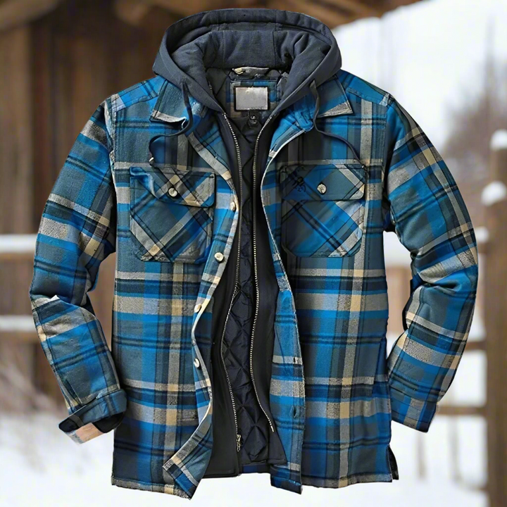 Men - Padded Jacket - Cozy Hooded Design - Warm Stylish Winter Outerwear