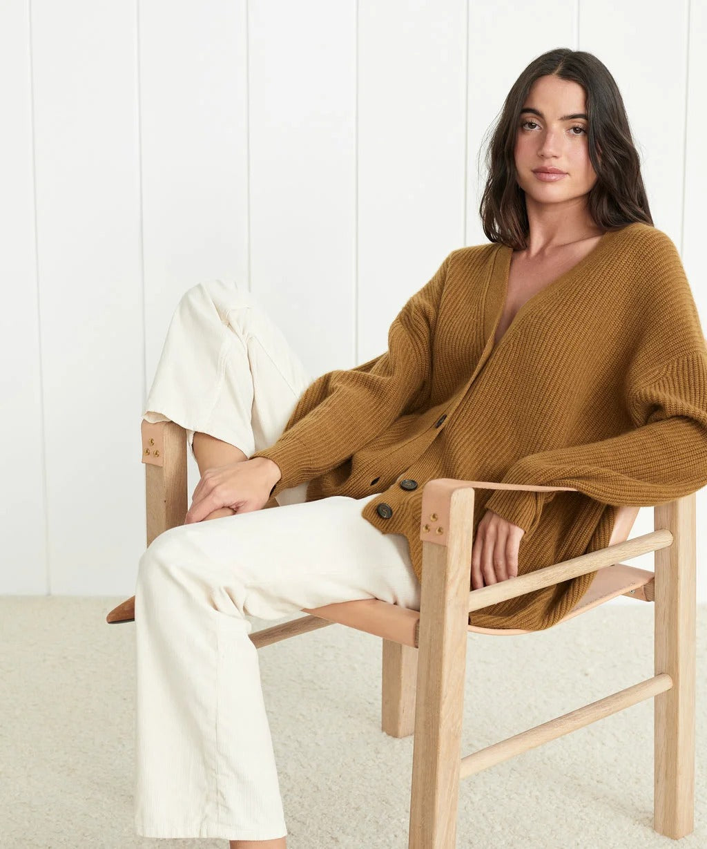 Cashmere cocoon cardigan