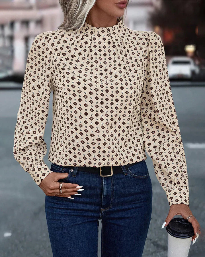 Patterned vintage blouse