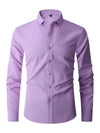 Stylish Long-Sleeved Shirt For Semi-Formal Occasions