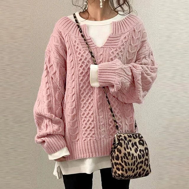 Stylish knitted jumper