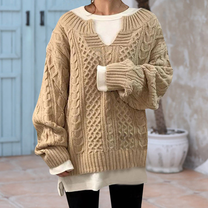 Stylish knitted jumper