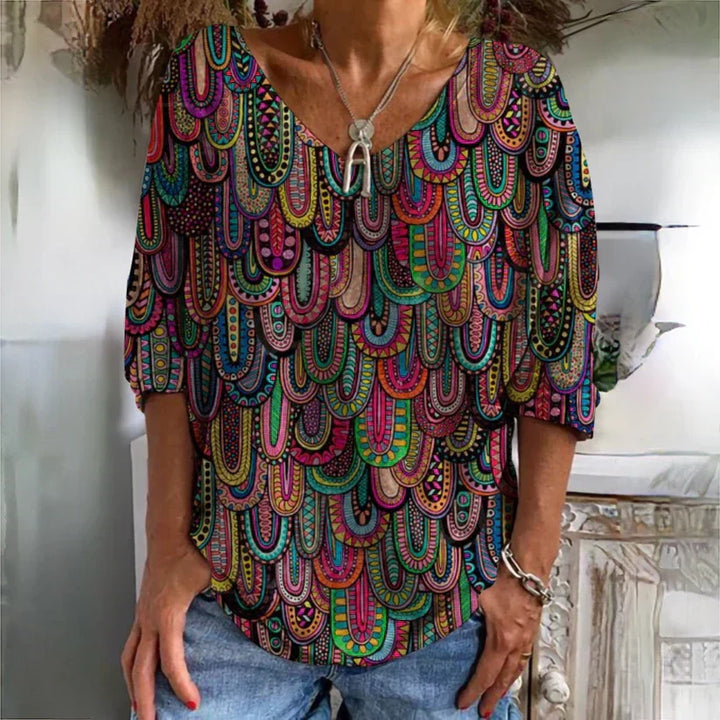 Fresh Casual Tunic - Lightweight Fabric - Comfortable Everyday Style for Effortless Fashion