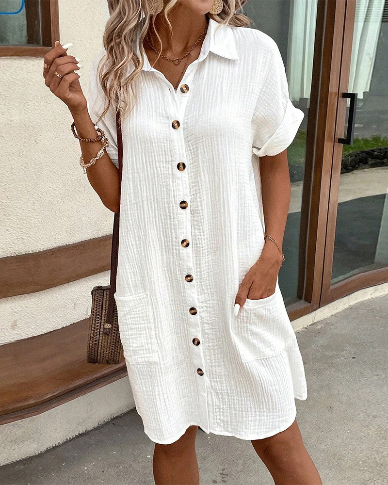 Women's - Comfortable Everyday Dress - Soft Fabric