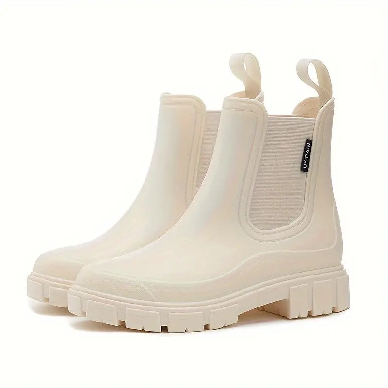 Women's - Waterproof Rain Boots - Trendy & Durable Footwear - Stylish Protection for Any Weather
