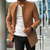 Men's coat fashion single-coloured