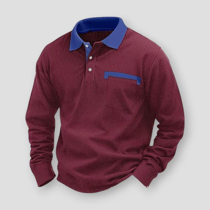 Men - Polo Shirt - Comfortable Cotton - Stylish Dover Design for Casual Wear
