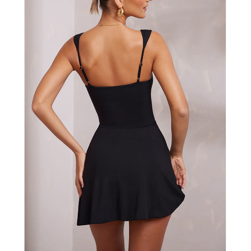 Glamorous Sling Backless Dress