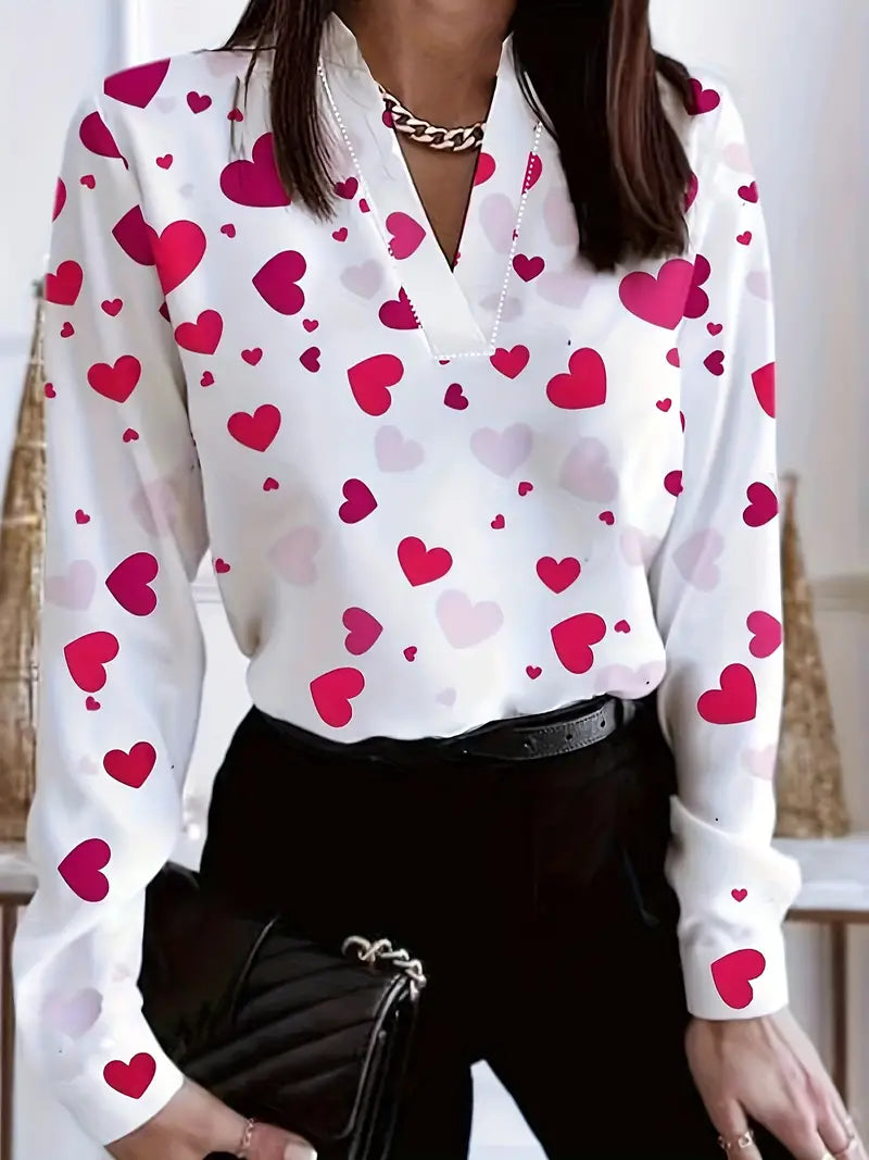 Women's - Casual Blouse - Lightweight Fabric - Trendy Everyday Wear for Effortless Style - Perfect for Any Occasion