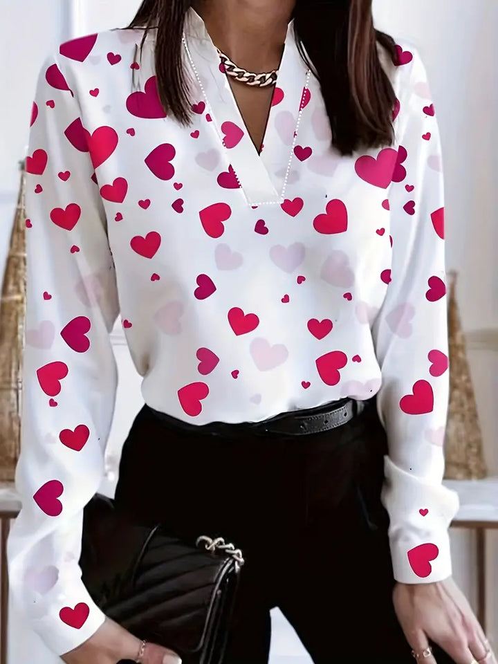 Women's - Casual Blouse - Lightweight Fabric - Trendy Everyday Wear for Effortless Style - Perfect for Any Occasion