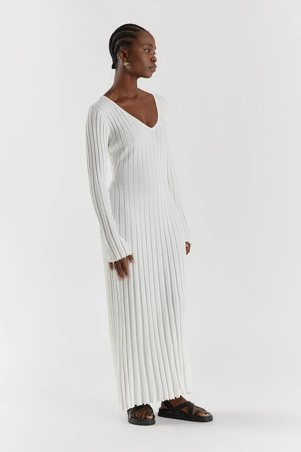 Knitted midi dress