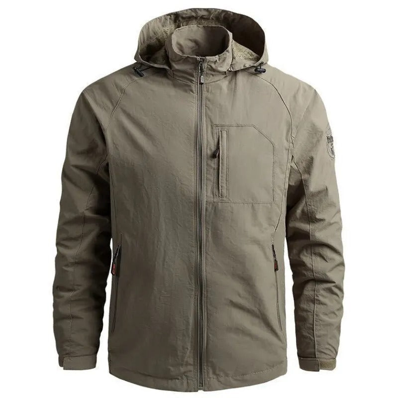 Men's - Summer Jacket - Lightweight Fabric - Waterproof & Breathable - Cargo Style for Ultimate Comfort