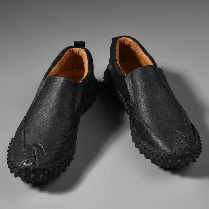 Slip-on leather loafers for everyday wear