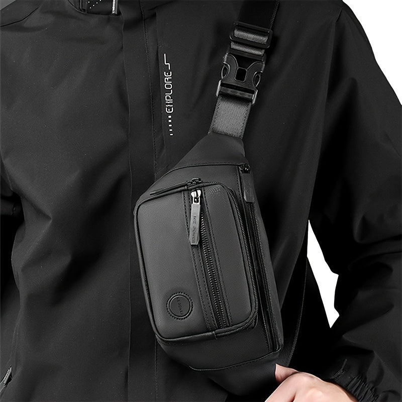 Men's Hip Bag | Multifunctional & Water Repellent | Outdoor & Sports | Nylon | Multiple Pockets