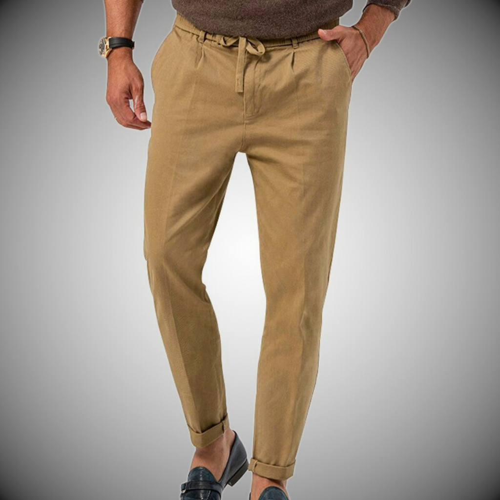 Men's Trousers | Straight Fit & Adjustable Drawstring | Lightweight & Comfortable