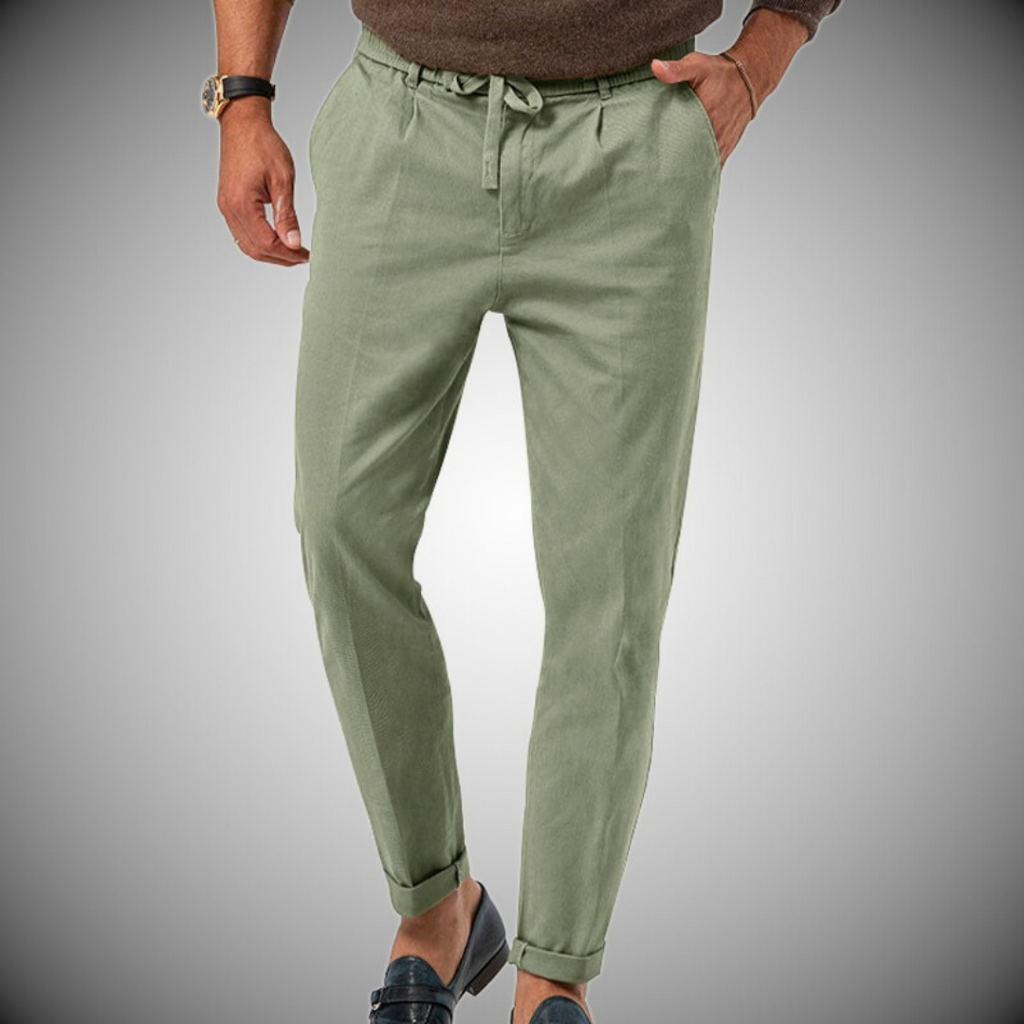 Men's Trousers | Straight Fit & Adjustable Drawstring | Lightweight & Comfortable