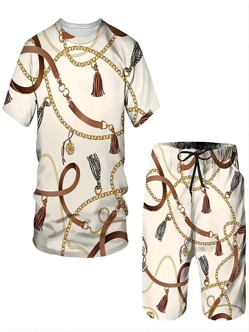 Men's Set | Printed & Comfortable | Airy & Casual | Perfect for Summer