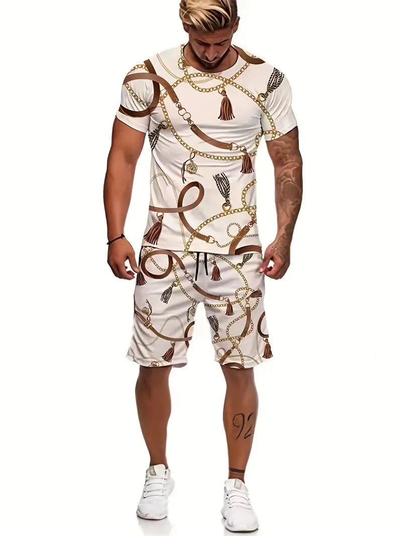 Men's Set | Printed & Comfortable | Airy & Casual | Perfect for Summer