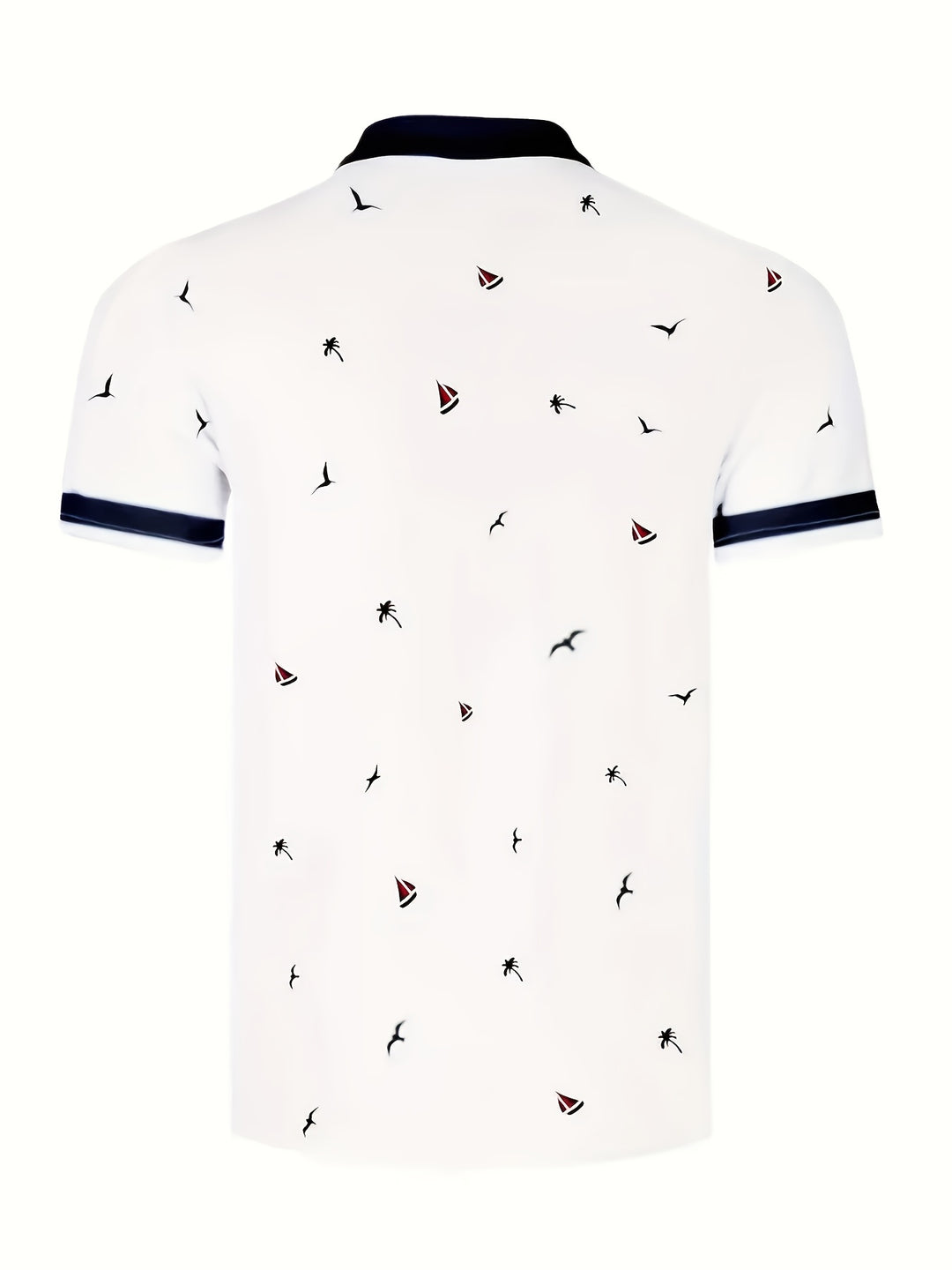 Men's Golf Polo | 3D Print | Sporty & Breathable | Lightweight