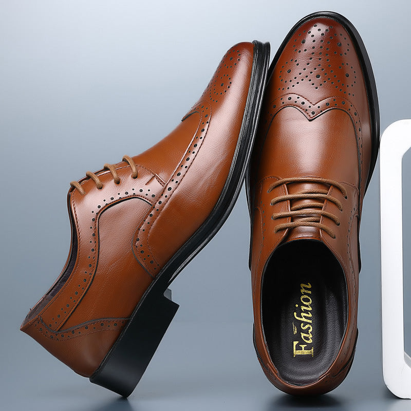 Elegant leather shoes for men with exquisite design and classic charm | Lucas