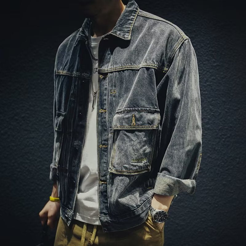 Casual and stylish men's denim jacket with timeless look and versatile comfort | Max