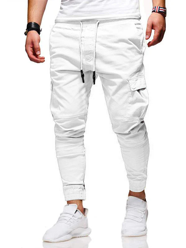 Men's slim cargo trousers with modern fit and casual versatility | Fedde