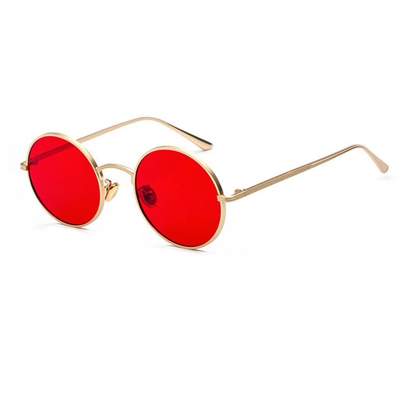 Sunglasses Men's | Round Metal Frame | Vintage Retro Look | Classic Design
