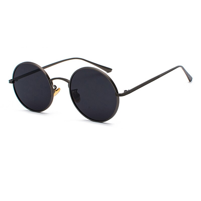 Sunglasses Men's | Round Metal Frame | Vintage Retro Look | Classic Design