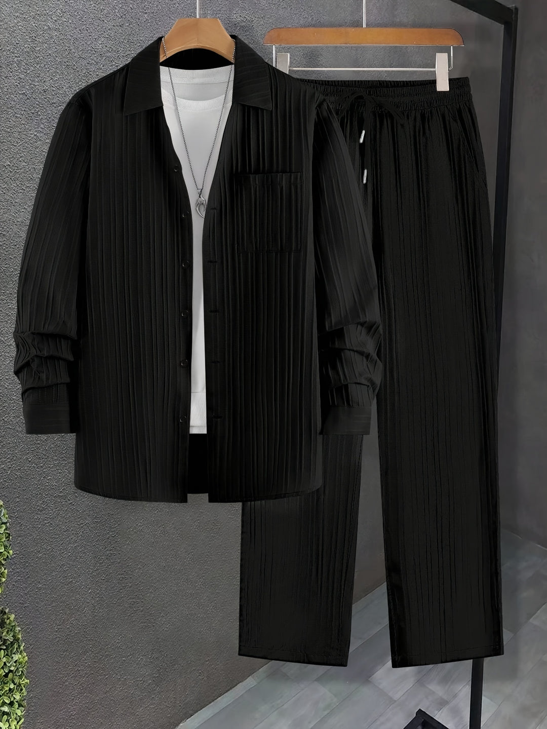 Men's Summer Set | Striped & Stretch | Fashionable & Comfortable