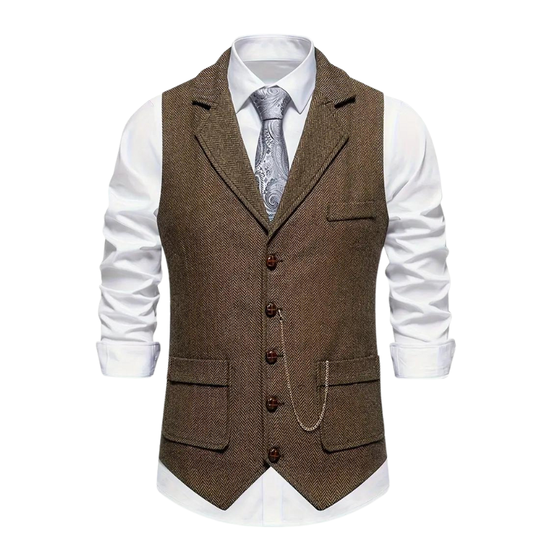 Elegant and vintage men's cardigan with classic charm and timeless sophistication | Morris