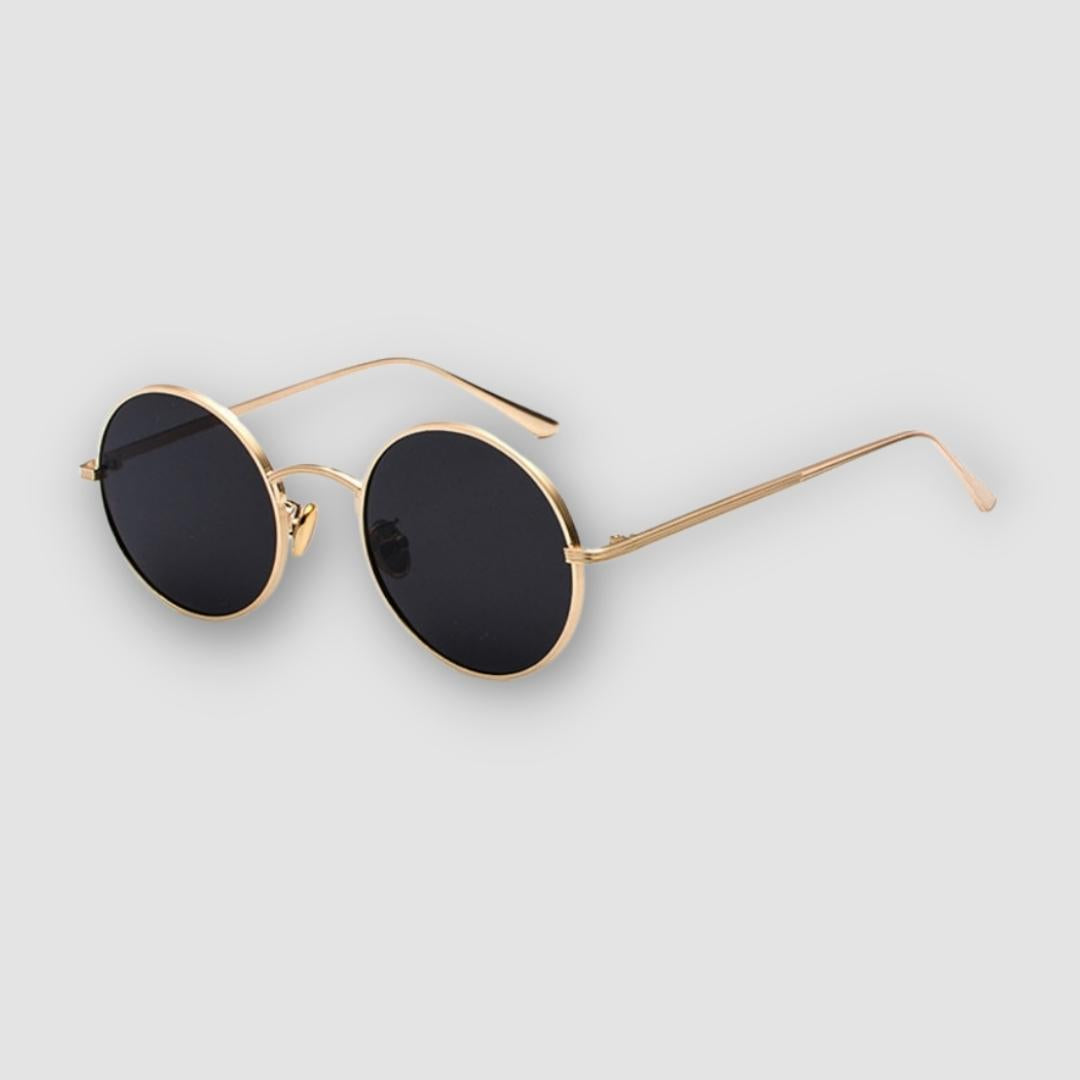 Sunglasses Men's | Round Metal Frame | Vintage Retro Look | Classic Design