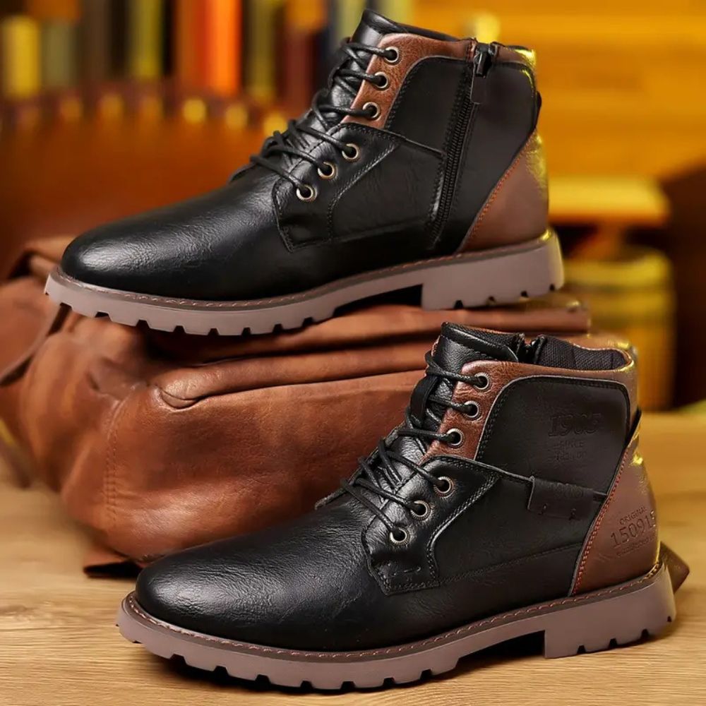 Durable men's leather lace-up shoes with superior comfort and timeless elegance | Daniel