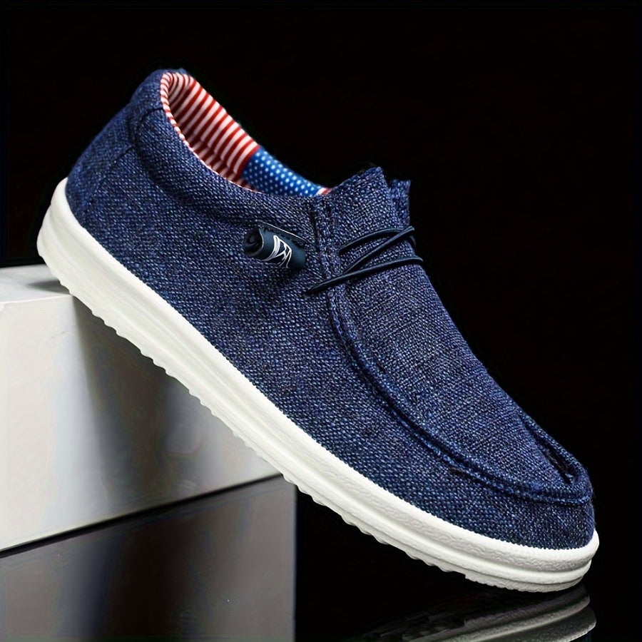 Men's Slip-On Shoes | Lightweight Canvas | Comfortable & Casual | Spring