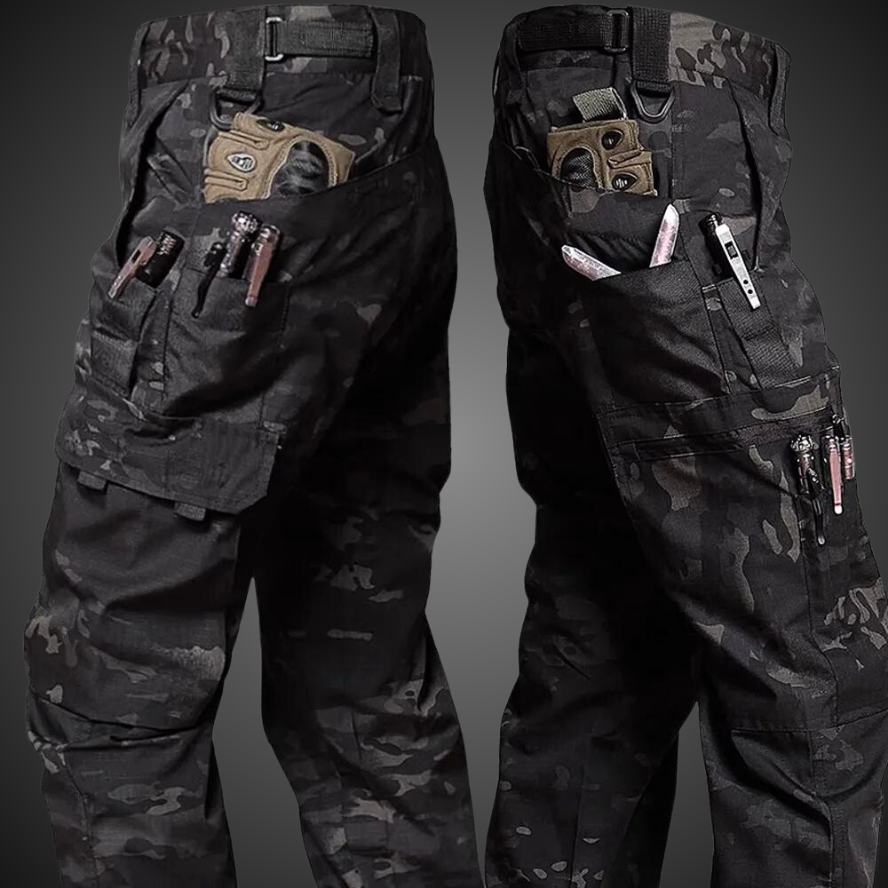 Men's Tactical Work Trousers | Waterproof & Durable | Outdoor Cargo Trousers