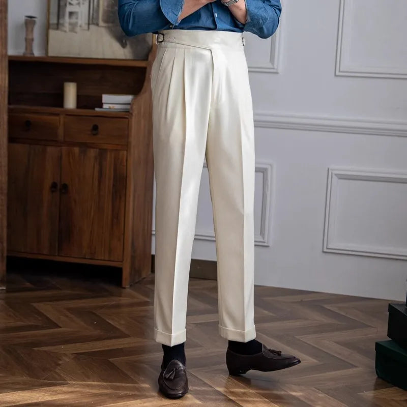 Classic Business Trousers | High Waist & Trendy | Timeless Elegance